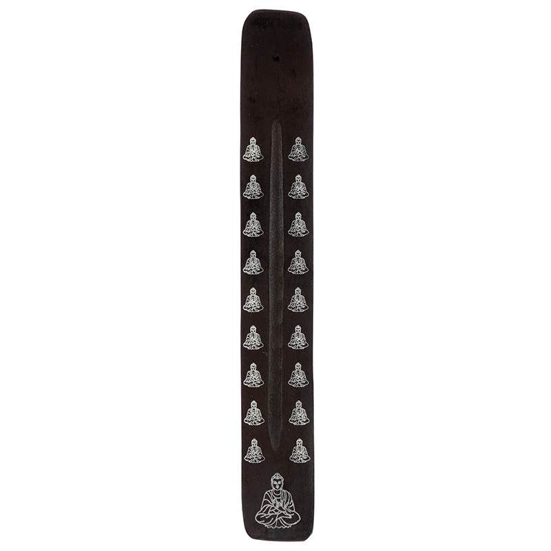 Buddha Wooden Ashcatcher Incense Sticks Burner - Gift Arch