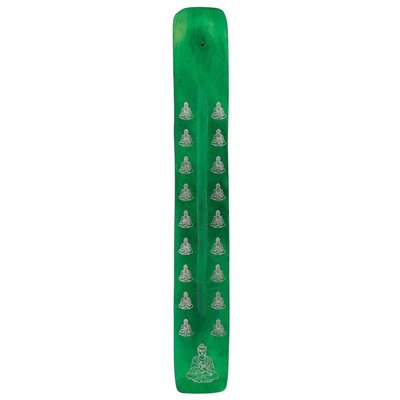 Buddha Wooden Ashcatcher Incense Sticks Burner - Gift Arch