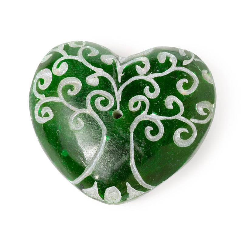 Carved Soapstone Chakra Heart Tree of Life Ashcatcher Incense Stick Burner - Gift Arch