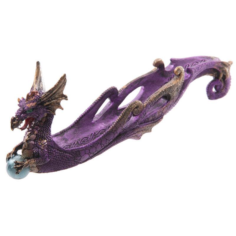 Dark Legends Dragon Ashcatcher Incense Stick Burner - Gift Arch
