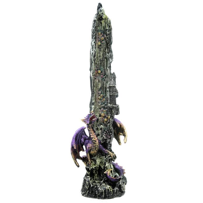 Dragon Waterfall Upright Ashcatcher Incense Stick Burner - Gift Arch