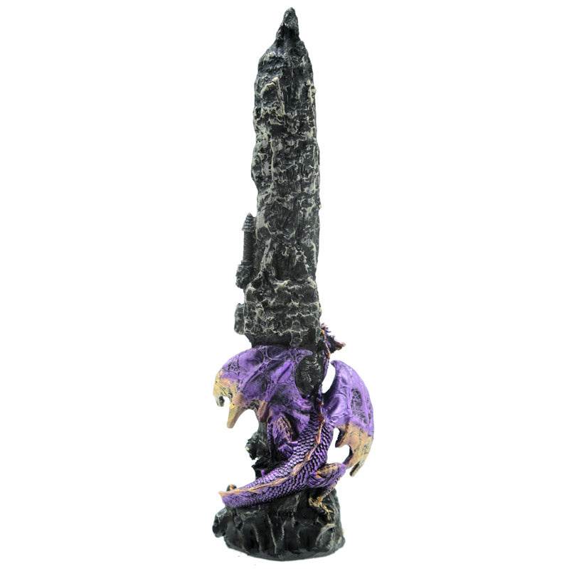 Dragon Waterfall Upright Ashcatcher Incense Stick Burner - Gift Arch