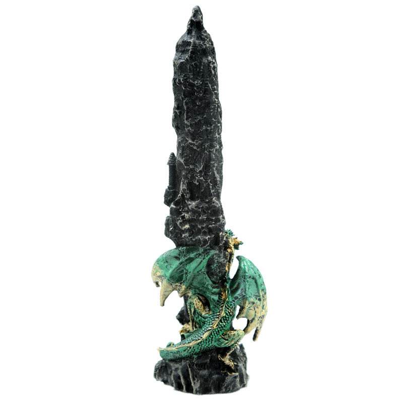 Dragon Waterfall Upright Ashcatcher Incense Stick Burner - Gift Arch