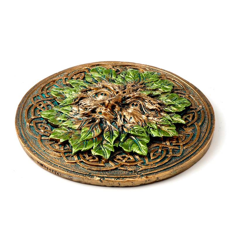 Greenman Round Ashcatcher Incense Burner - Gift Arch