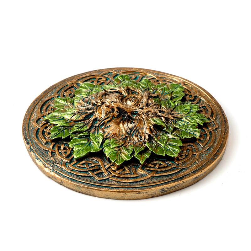 Greenman Round Ashcatcher Incense Burner - Gift Arch