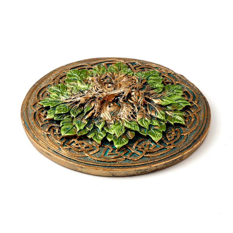 Greenman Round Ashcatcher Incense Burner - Gift Arch