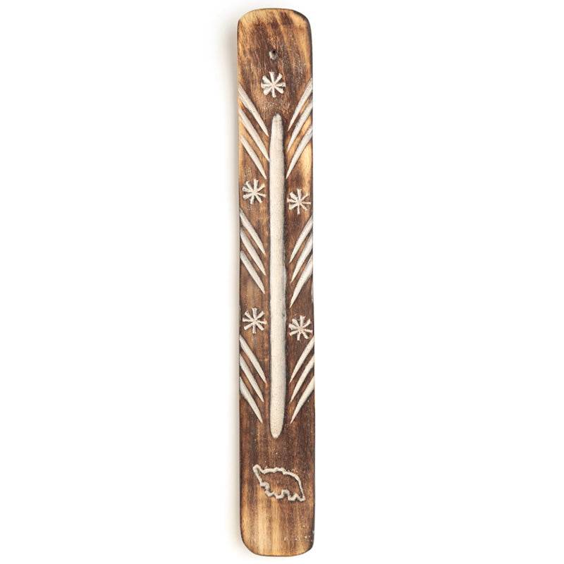 Mango Wood Elephant Ashcatcher Incense Sticks Burner - Gift Arch