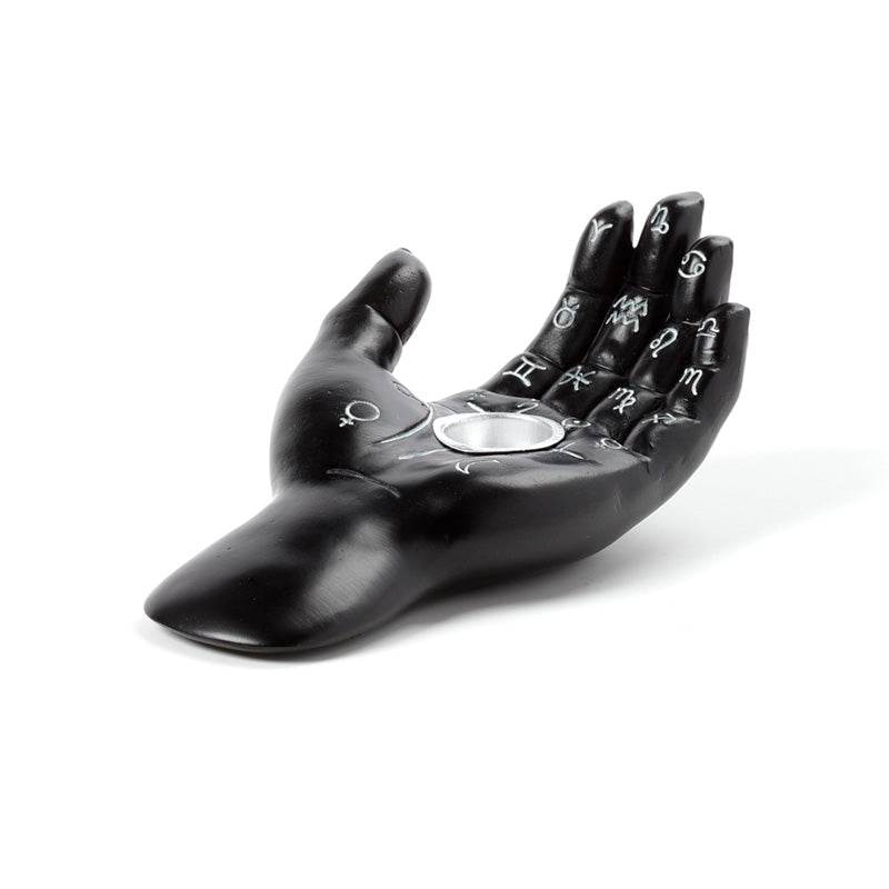 Mantric Hand/Tarot Hand Palm Incense Cone Burner Dish - Gift Arch