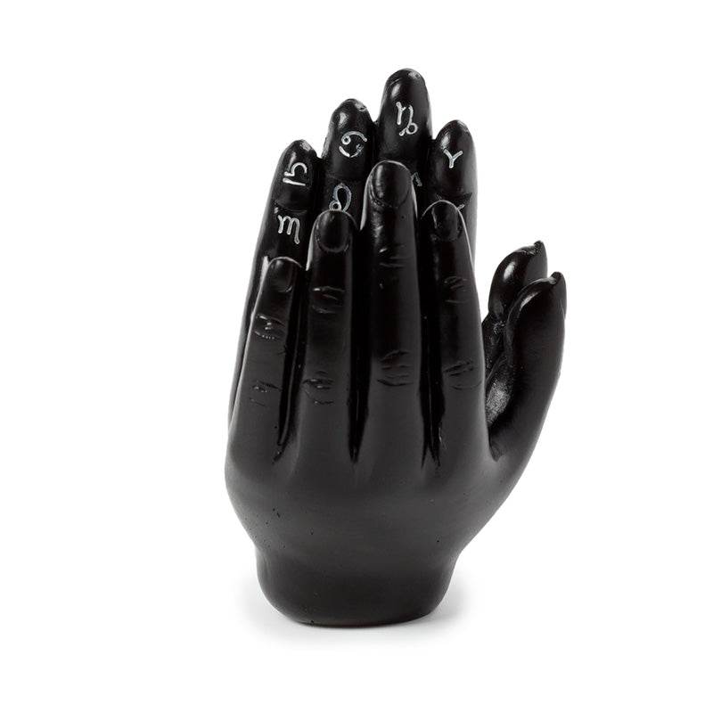 Mantric Hands/Tarot Hands Palms Open Incense Cone Burner - Gift Arch