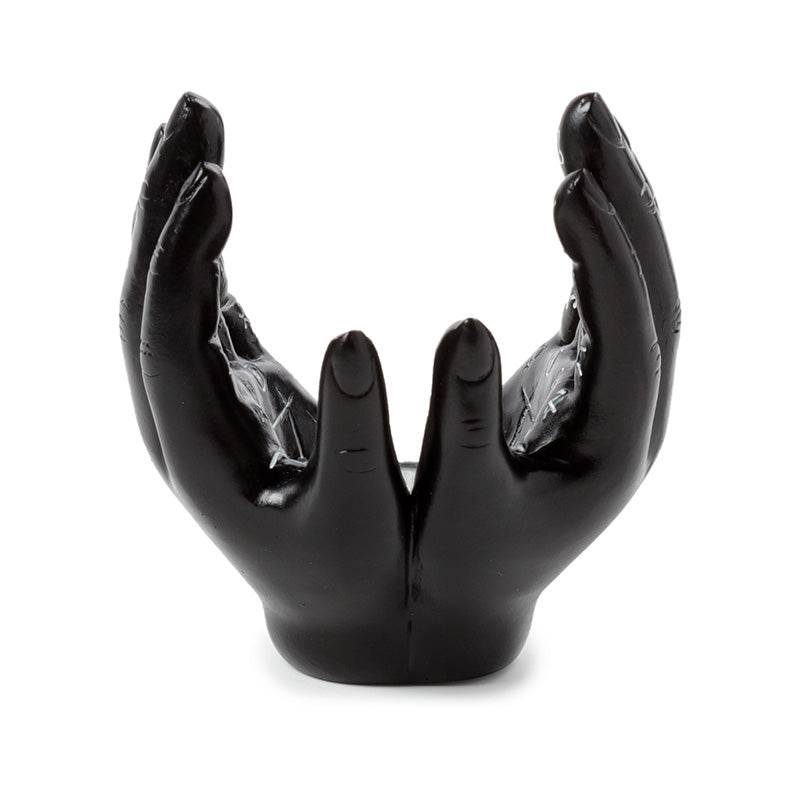 Mantric Hands/Tarot Hands Palms Open Incense Cone Burner - Gift Arch