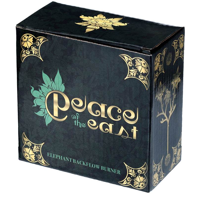 Peace of the East Wood Effect Elephant Backflow Incense Burner - Gift Arch