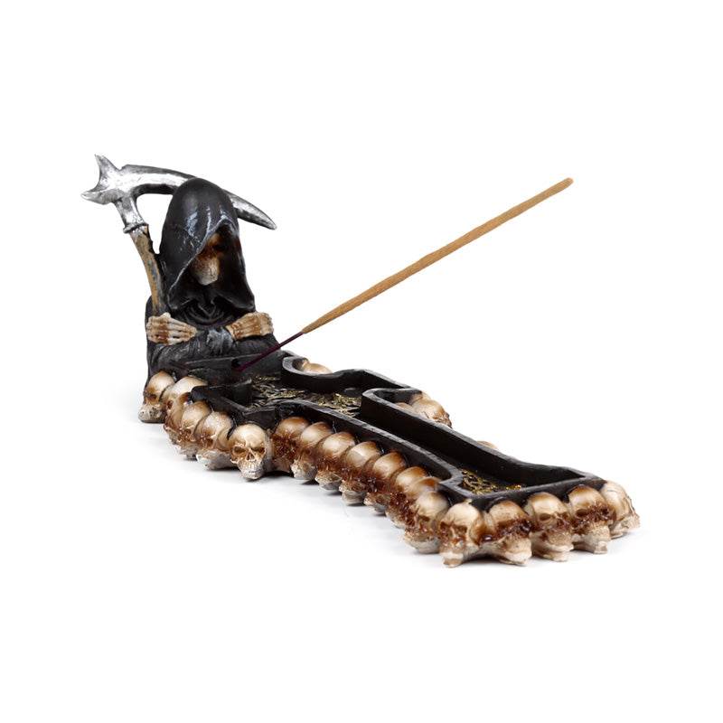 The Reaper Death Cross Ashcatcher Incense Stick Burner - Gift Arch