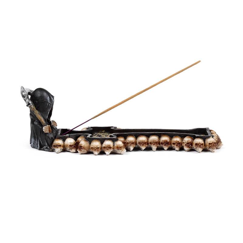 The Reaper Death Cross Ashcatcher Incense Stick Burner - Gift Arch
