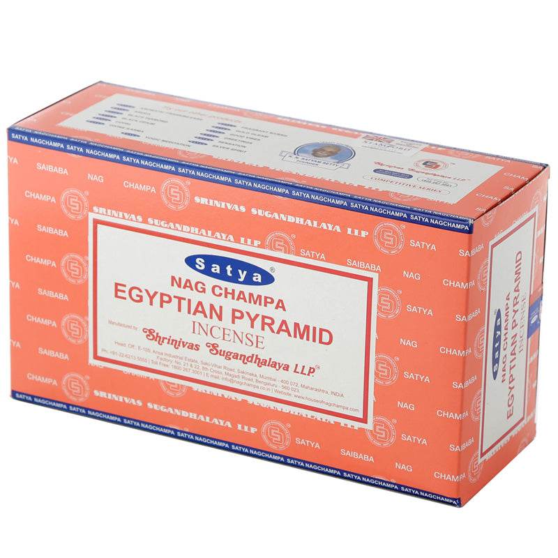 01351 Satya Egyptian Pyramid Nag Champa Incense Sticks - Gift Arch