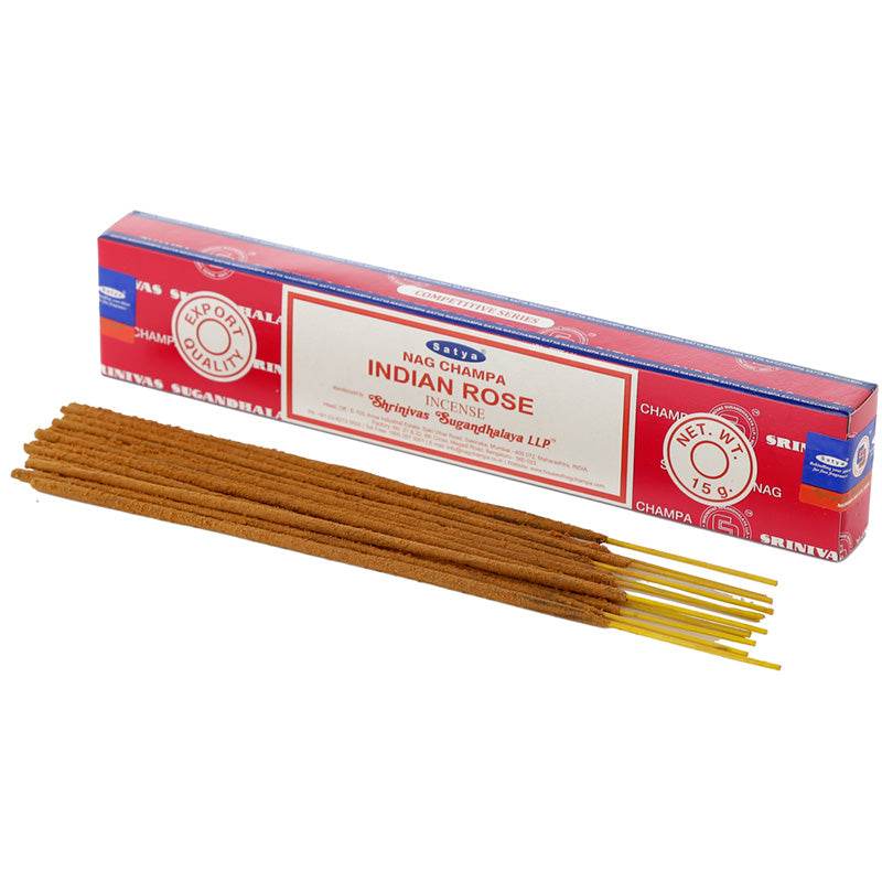 01360 Satya Indian Rose Nag Champa Incense Sticks - Gift Arch