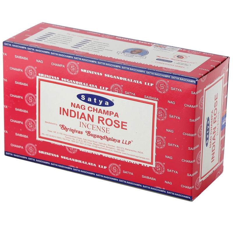 01360 Satya Indian Rose Nag Champa Incense Sticks - Gift Arch