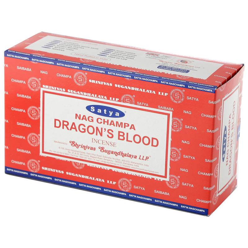 01407 Satya VFM Dragons Blood Nag Champa Incense Sticks - Gift Arch