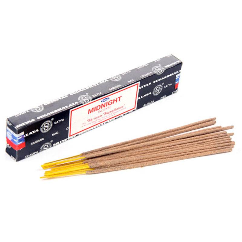 01471 Satya Midnight Nag Champa Incense Sticks - Gift Arch