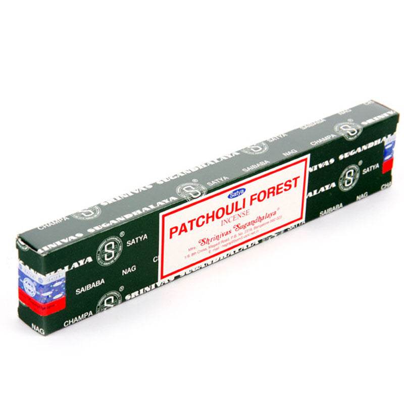 01472 Satya Patchouli Forest Nag Champa Incense Sticks - Gift Arch
