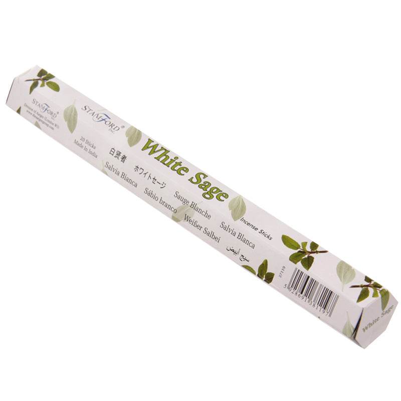 37119 Stamford Premium Hex Incense Sticks White Sage - Gift Arch