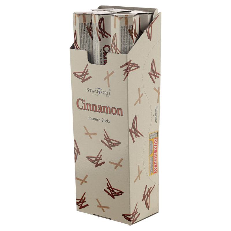 37122 Stamford Premium Hex Incense Sticks Cinnamon - Gift Arch
