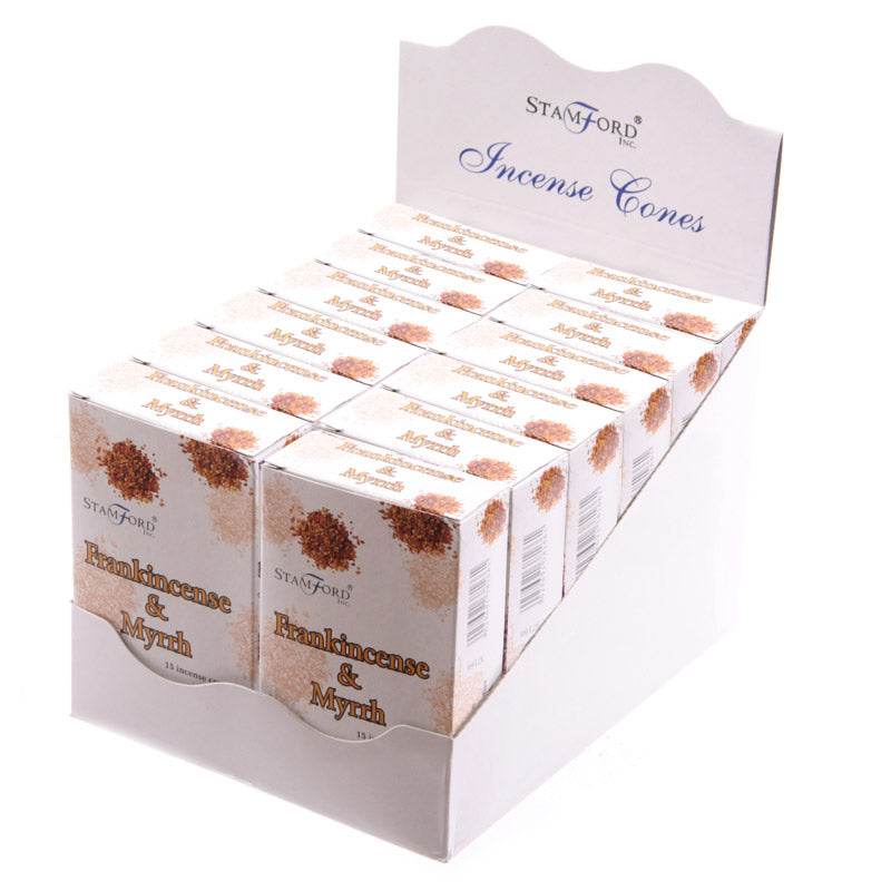 37166 Stamford Incense Cones Frankincense & Myrrh - Gift Arch