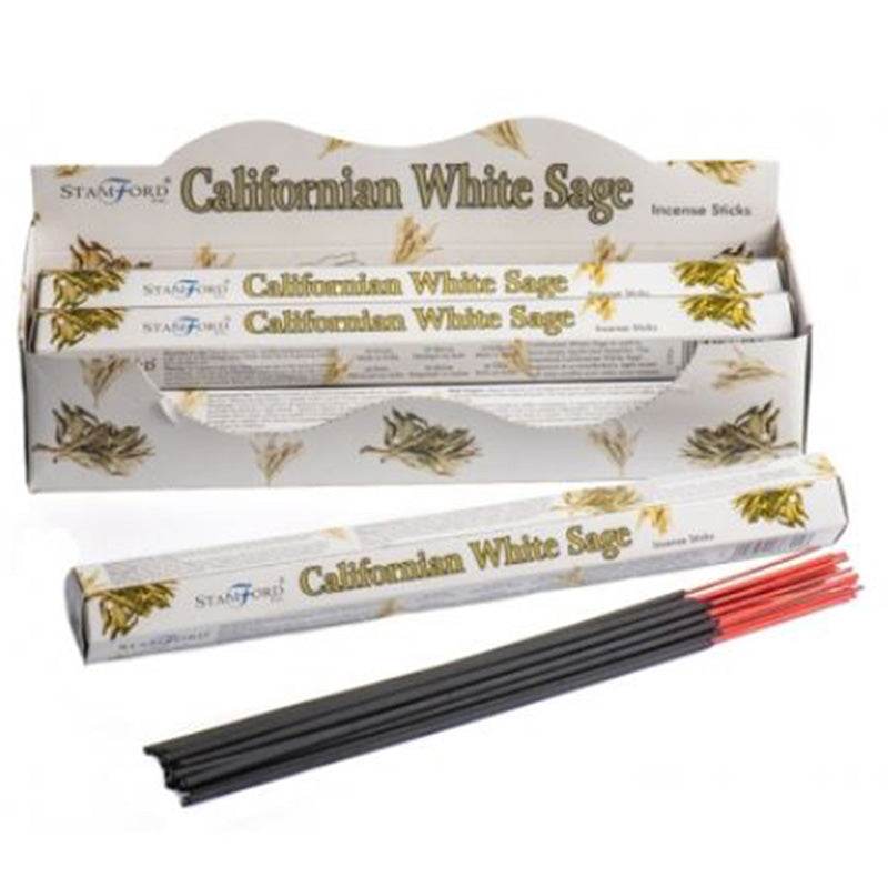 37315 Stamford Premium Hex Incense Sticks Californian White Sage - Gift Arch
