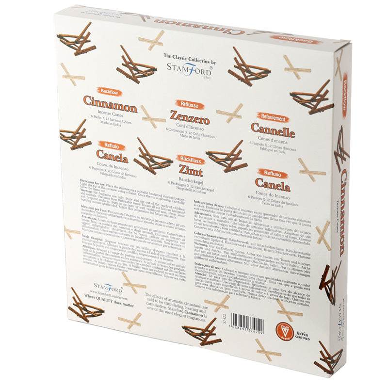 37422 Stamford Backflow Incense Cones Cinnamon - Gift Arch
