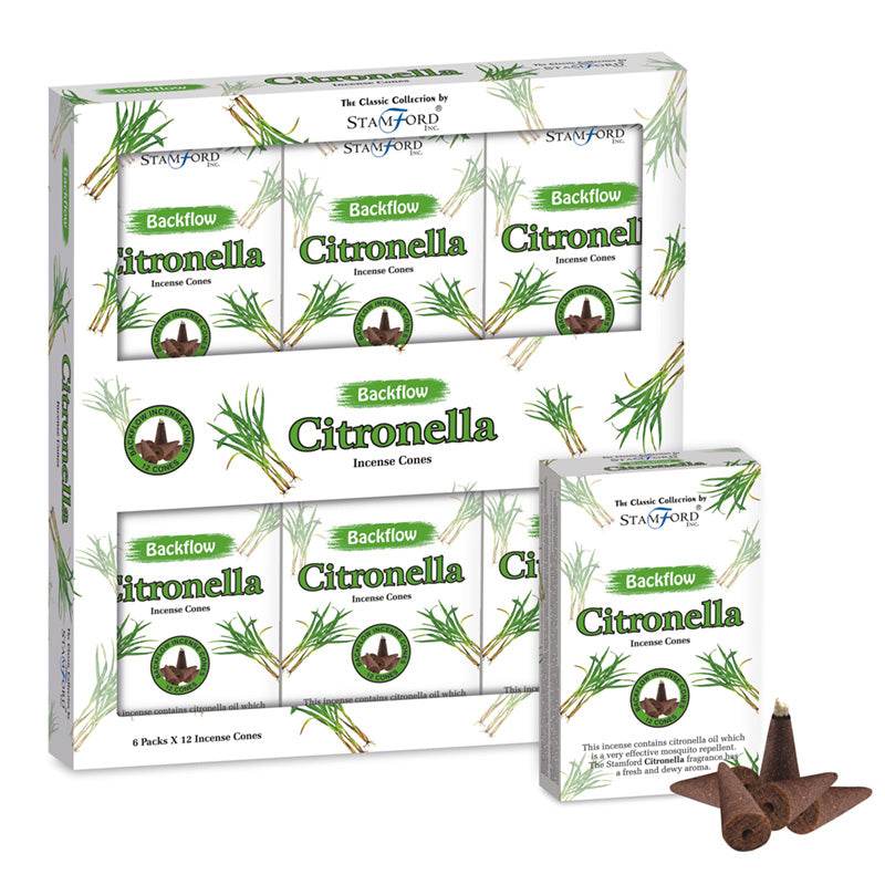 37423 Stamford Backflow Incense Cones Citronella - Gift Arch