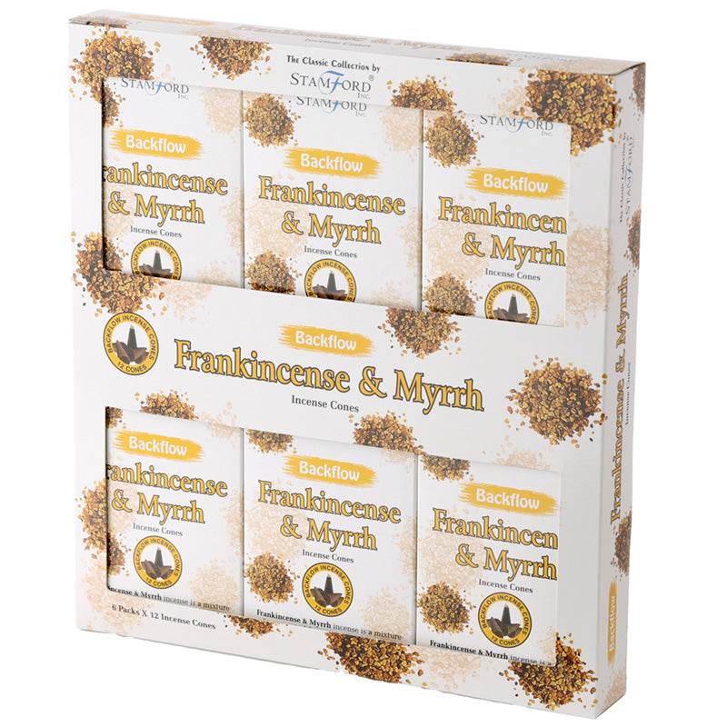 37425 Stamford Backflow Incense Cones Frankincense & Myrrh - Gift Arch