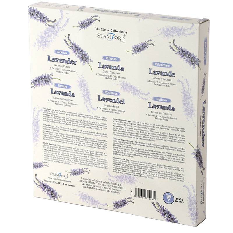 37427 Stamford Backflow Incense Cones Lavender - Gift Arch