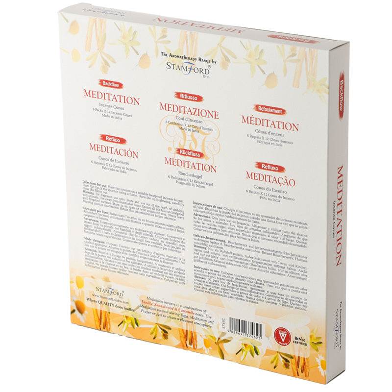 37462 Stamford Backflow Incense Cones Meditation - Gift Arch