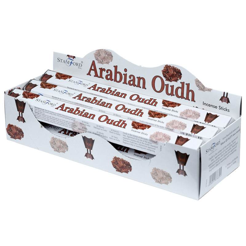 37839 Stamford Premium Hex Incense Sticks Arabian Oudh - Gift Arch