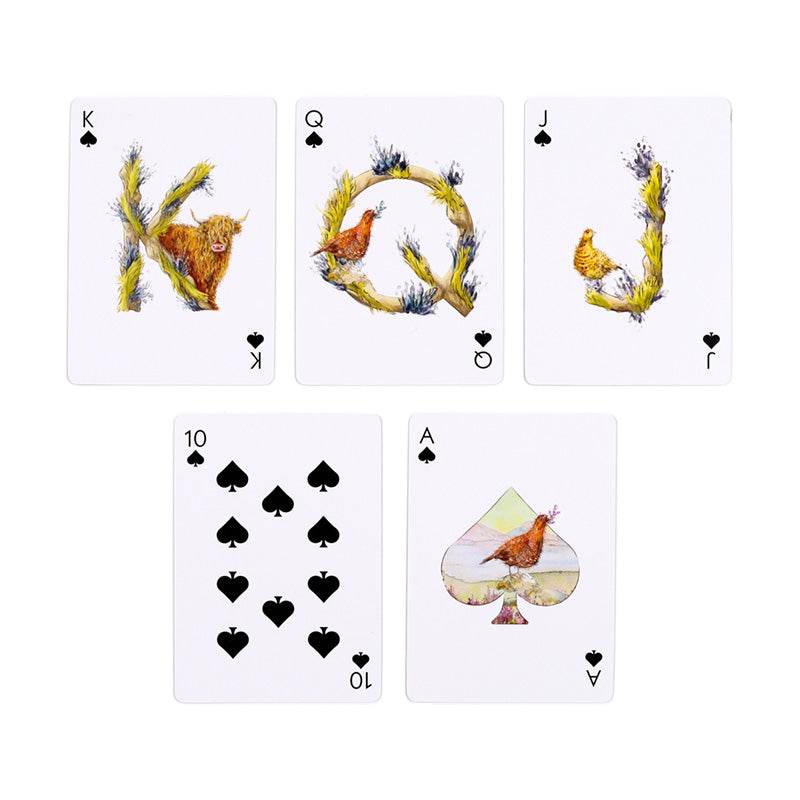 Jan Pashley Highland Coo Standard Playing Card Deck - Gift Arch