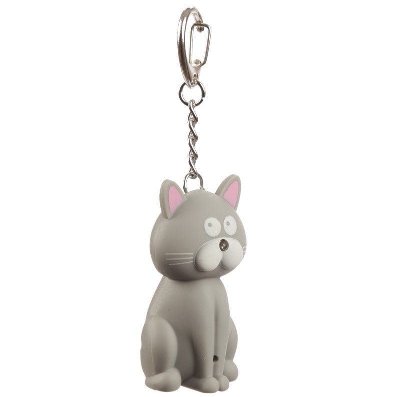 Cat LED Keyring with Meowing Sound - Gift Arch