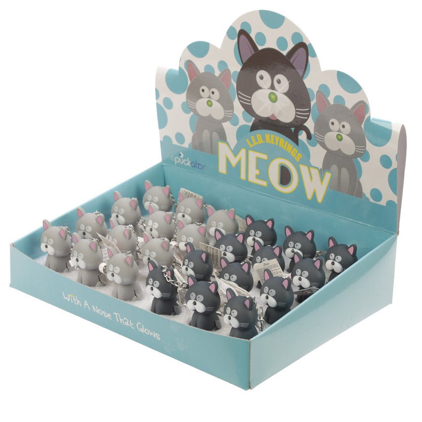 Cat LED Keyring with Meowing Sound - Gift Arch