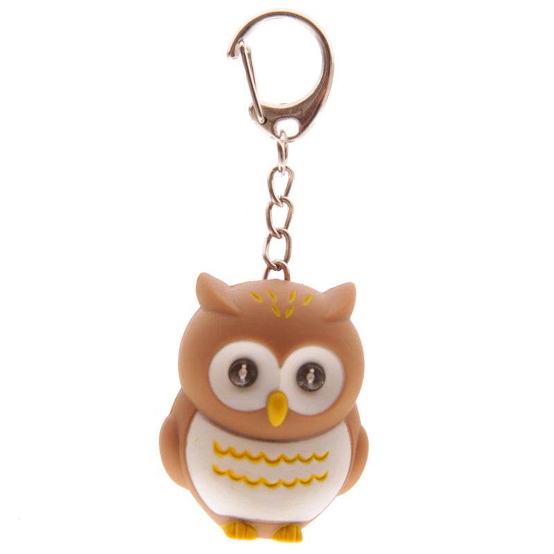Hooting Owl LED Keyring with Sound - Gift Arch