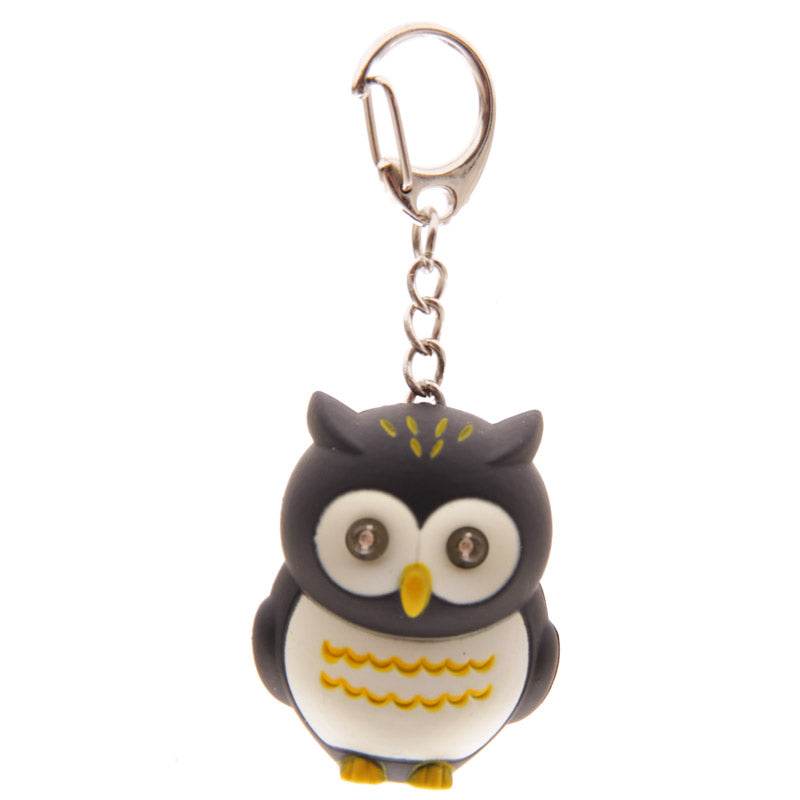 Hooting Owl LED Keyring with Sound - Gift Arch