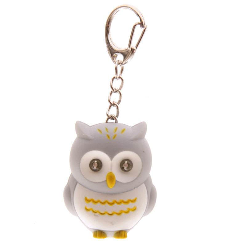 Hooting Owl LED Keyring with Sound - Gift Arch