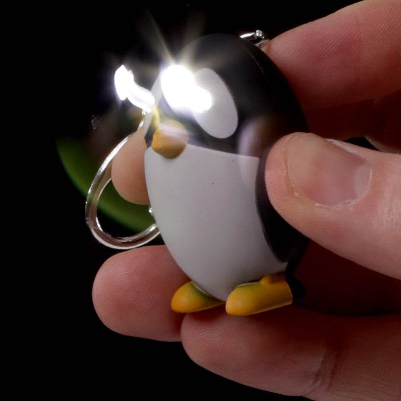 Octopus Penguin & Dolphin LED Sealife Keyring with Sound - Gift Arch