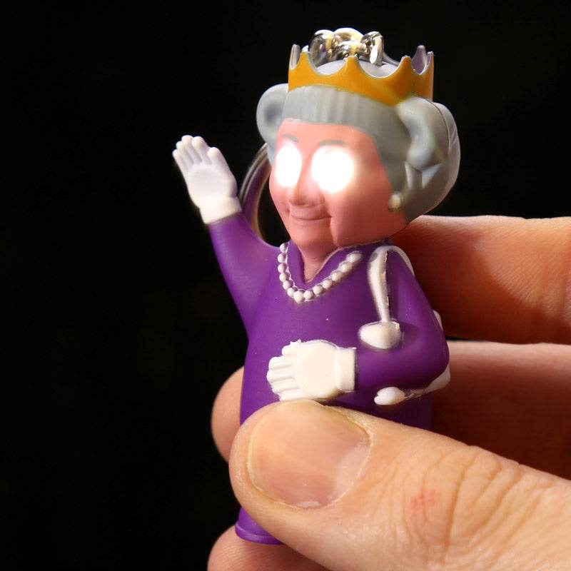 Queen LED Keyring with Sound (Rule Britannia) - Gift Arch