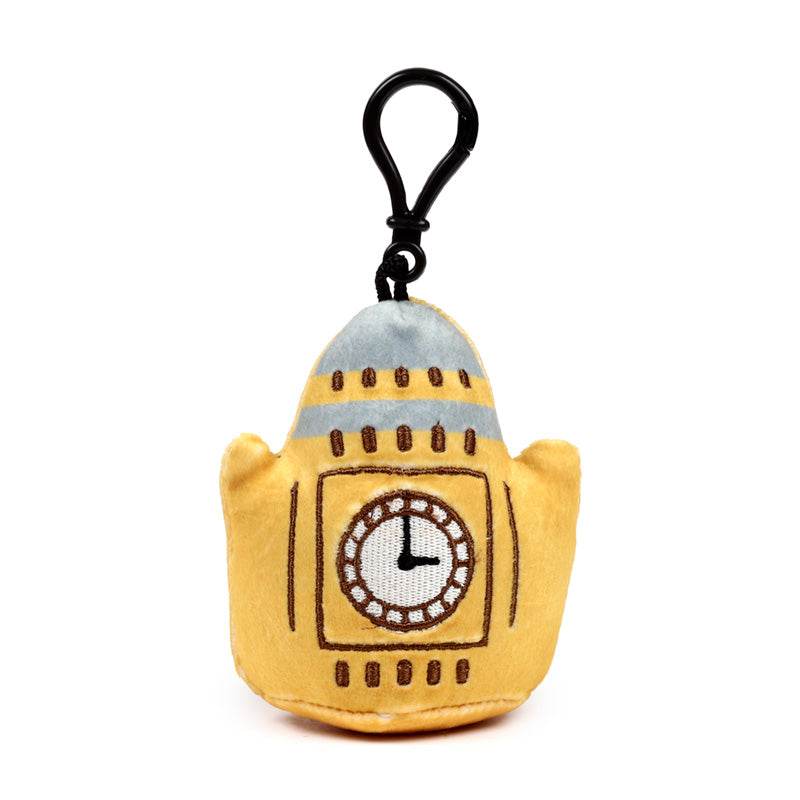 Squidglys London Souvenir Plush Mini Keyring - Gift Arch