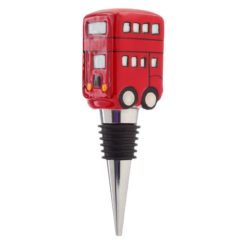 Ceramic London Icons Red Routemaster Bus Bottle Stopper - Gift Arch