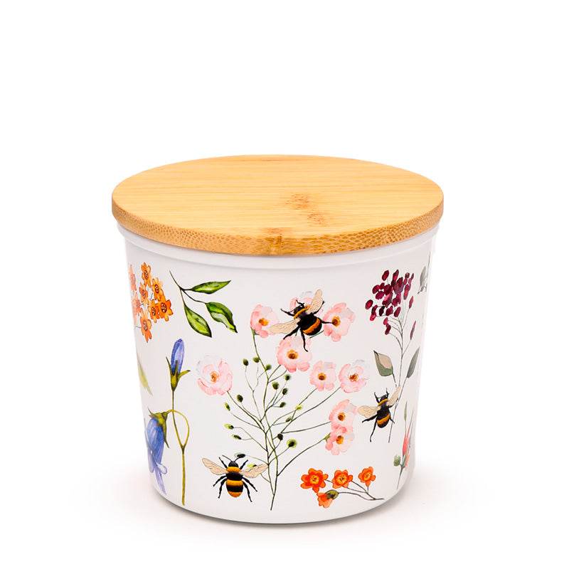 Nectar Meadows Set of 2 RPET & Bamboo Storage Jars S/M - Gift Arch
