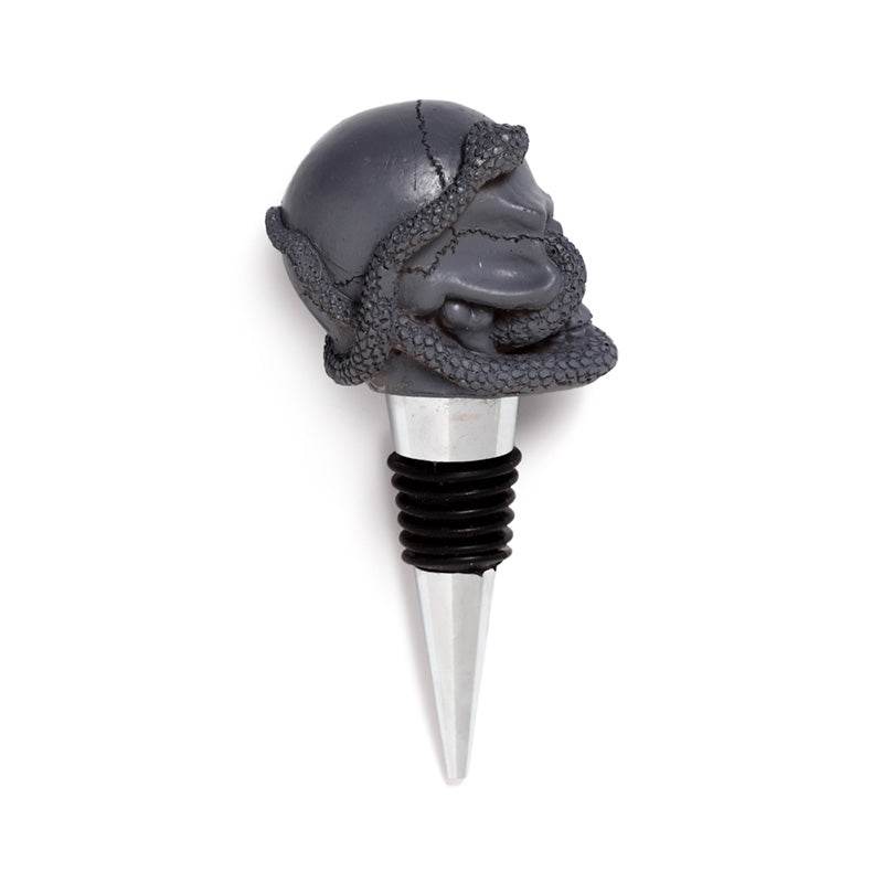 Skulls and Roses Skull and Snake Bottle Stopper - Gift Arch