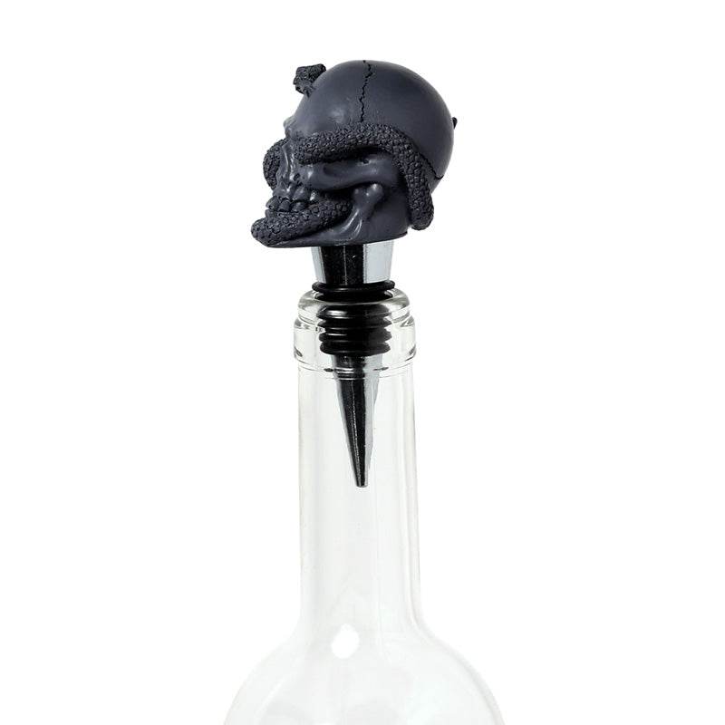 Skulls and Roses Skull and Snake Bottle Stopper - Gift Arch