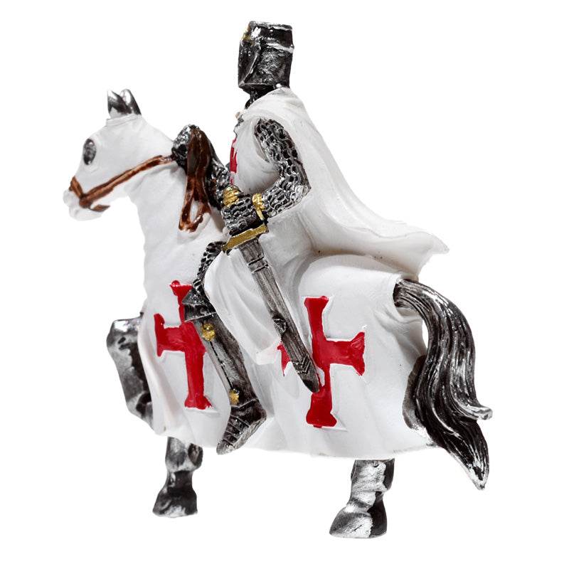 Crusader Knight on Horseback Defender Magnet - Gift Arch