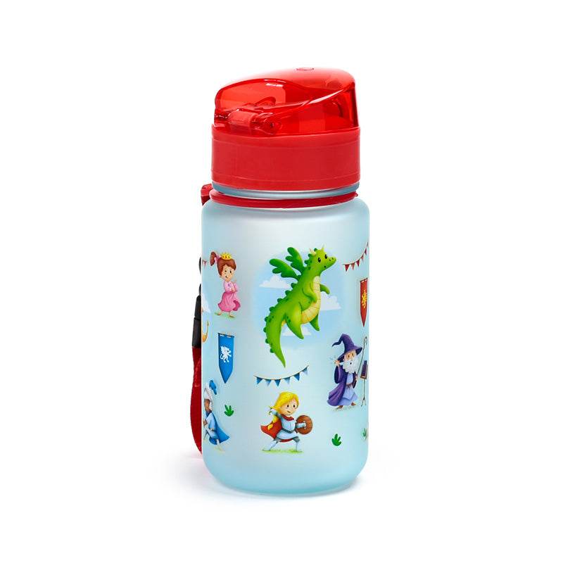 Knights & Dragons Pop Top 350ml Shatterproof Bottle - Gift Arch
