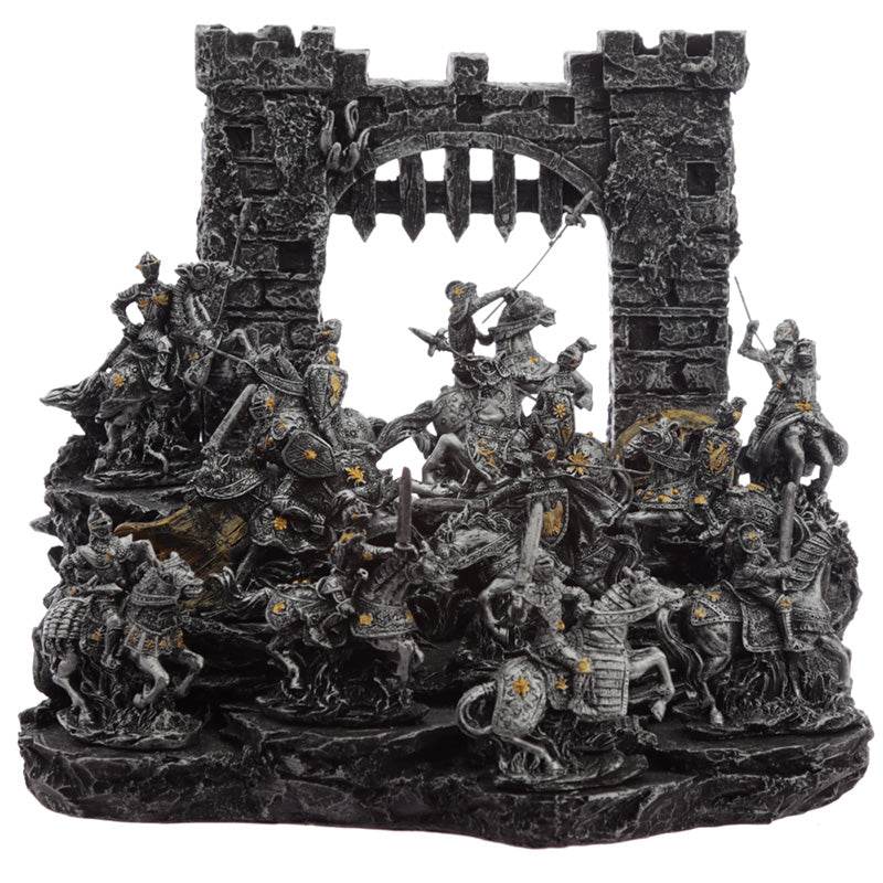 Medieval Knight Castle Battle World Figures Display Stand - Gift Arch