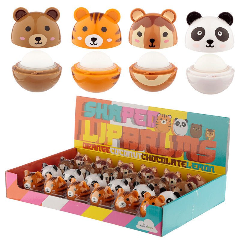 Adoramals Animals Lip Balm in Shaped Holder - Gift Arch